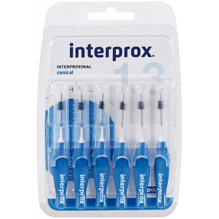 ᐉ INTERPROX 4G Conical 1.7 мм Міжзубні йоржики Dentaid, 6шт, ціна
